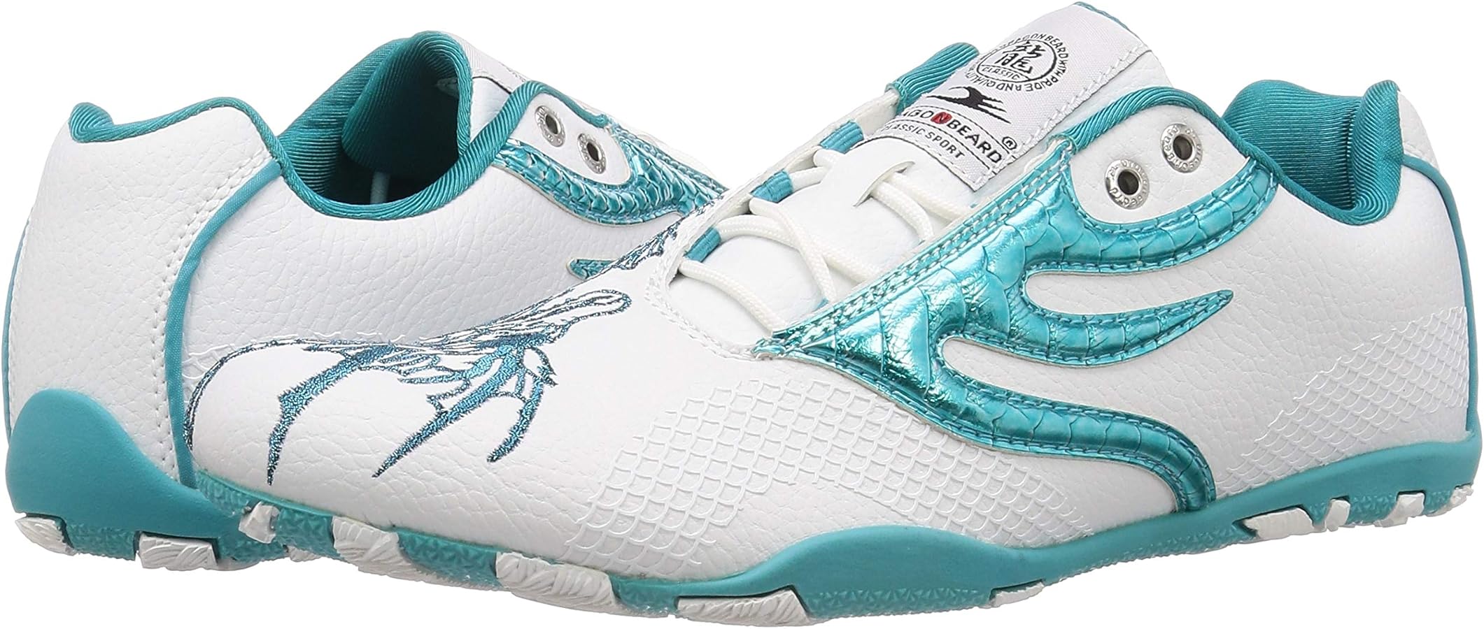 Amazon | [ドラゴンベアード] スニーカー DB0013 WHT/SAX (0123) 25.5